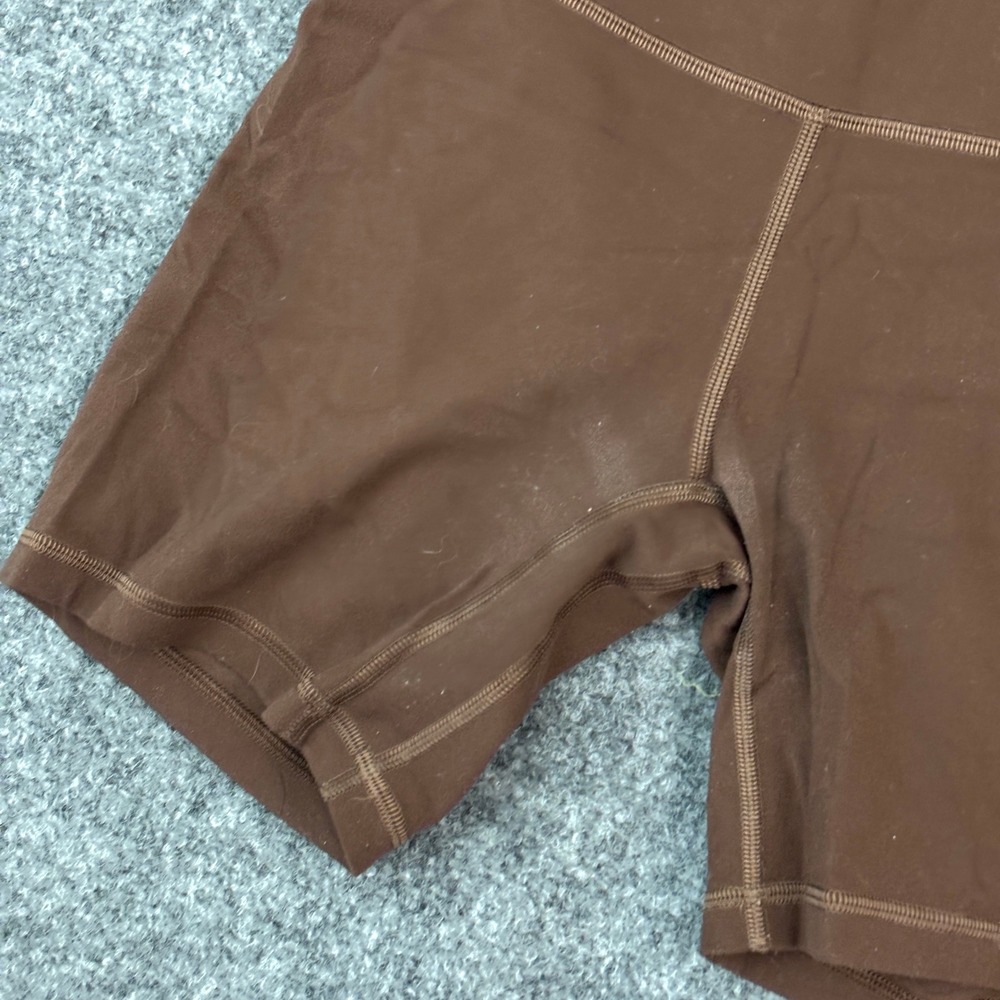 Lululemon Align High Rise Shorts Brown Womens Size 4 Yoga Biker Short - Picture 4 of 6